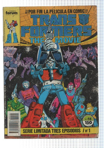 Comic, Forum: Transformers num 48 - The Movie (La Pelicula). Serie Limitada Tres Episodios num 1