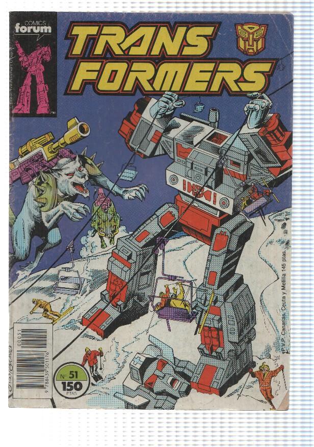 Comic, Forum: Transformers num 51 - El Hombre y la Maquina