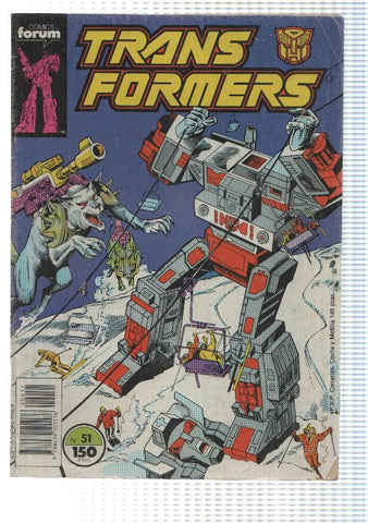 Comic, Forum: Transformers num 51 - El Hombre y la Maquina