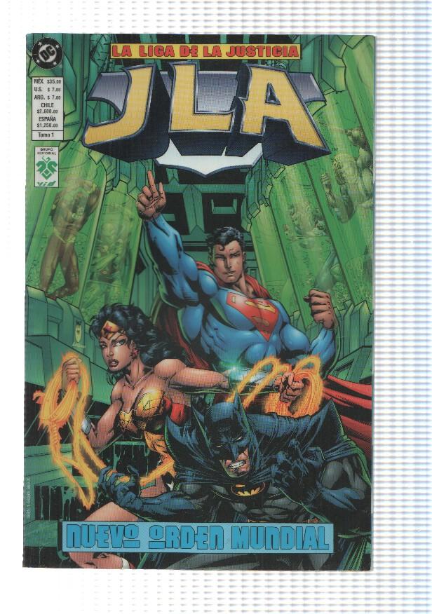 Comic, DC: JLA: Nuevo Orden Mundial Tomo 1. Contiene JLA num 1 al 4