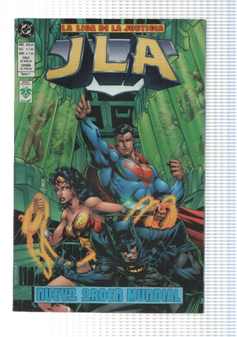 Comic, DC: JLA: Nuevo Orden Mundial Tomo 1. Contiene JLA num 1 al 4