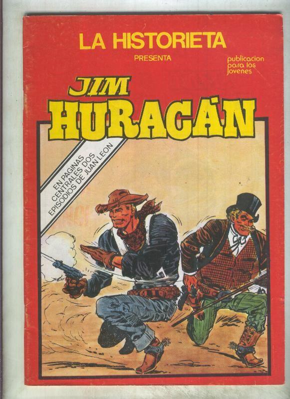 La Historieta presenta numero 20:  Jim Huracan + Juan Leon (numerado 1 en trasera)