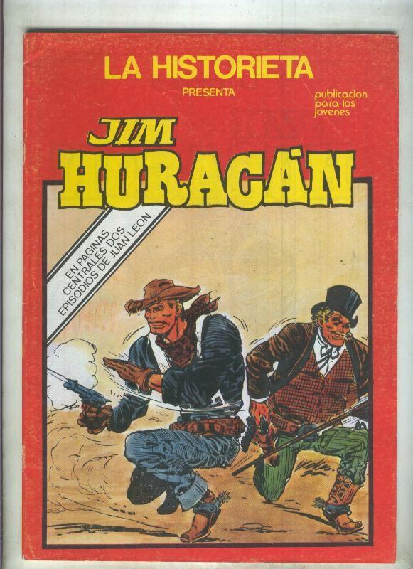 La Historieta presenta numero 20:  Jim Huracan + Juan Leon (numerado 3 en trasera)