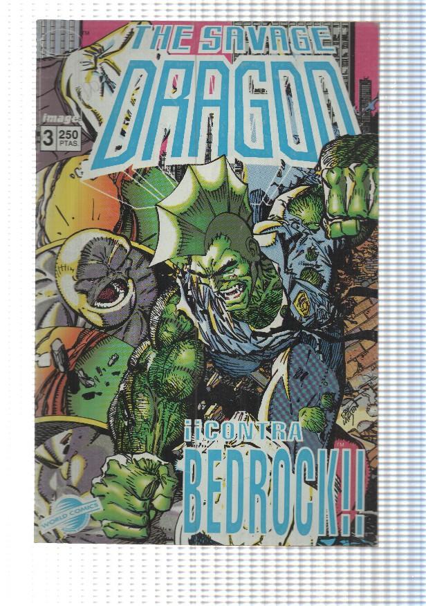 Image, Comic: The Savage Dragon num 03 (1994) - Sacude esta ciudad. World Comics