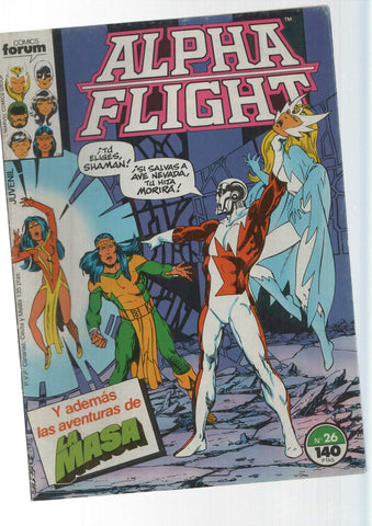 Forum, Marvel: Alpha Flight num 26 (num 3 atras) - Traicion