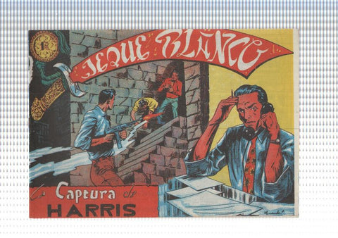 Facsimil: Jeque Blanco numero 040: La captura de Harris