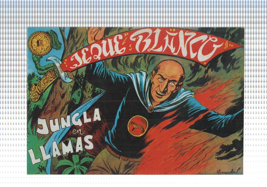 Facsimil: Jeque Blanco numero 113: La jungla en llamas