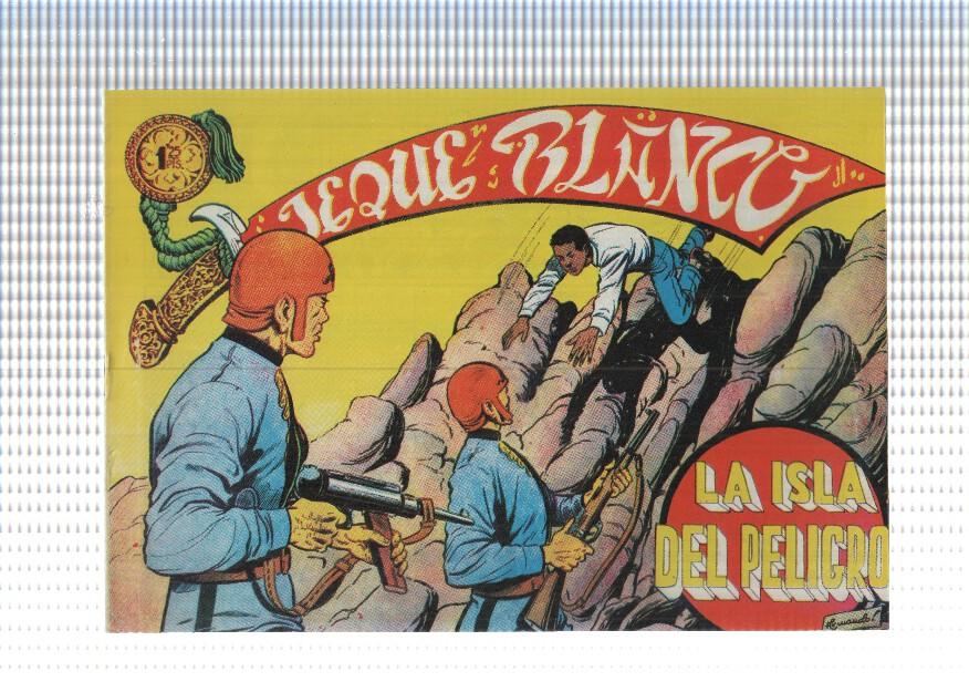 Facsimil: Jeque Blanco numero 125: La isla del peligro