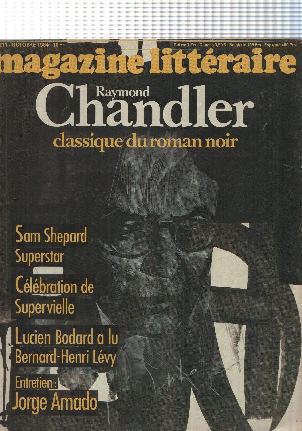 revista: Magazine Litteraire num 211 (oct 1984). Raymond Chandler clasique du roman noir