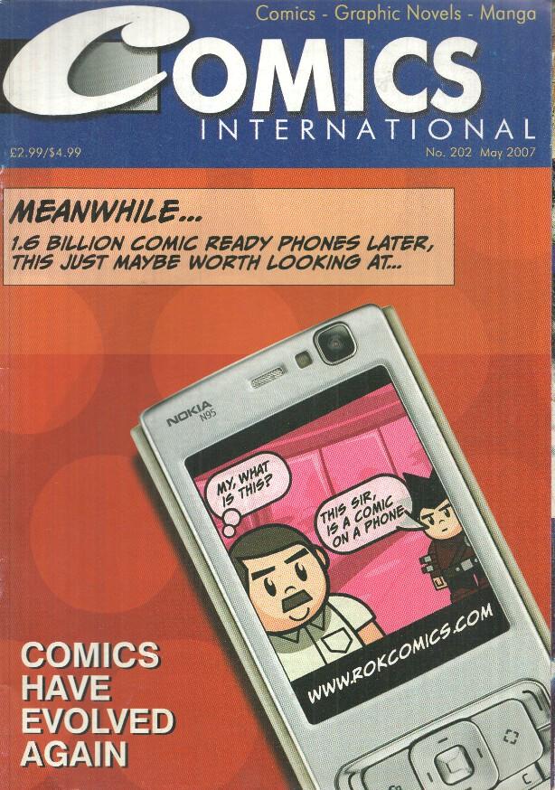 revista: Comics International num 202 may 2007. Comics-Graphic Novels-Manga
