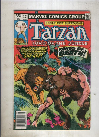TARZAN LORD OF THE JUNGLE Numero 12: Fangs of death
