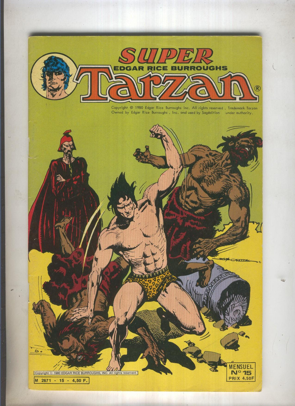 Super Tarzan numero 15: Les hommes araignees