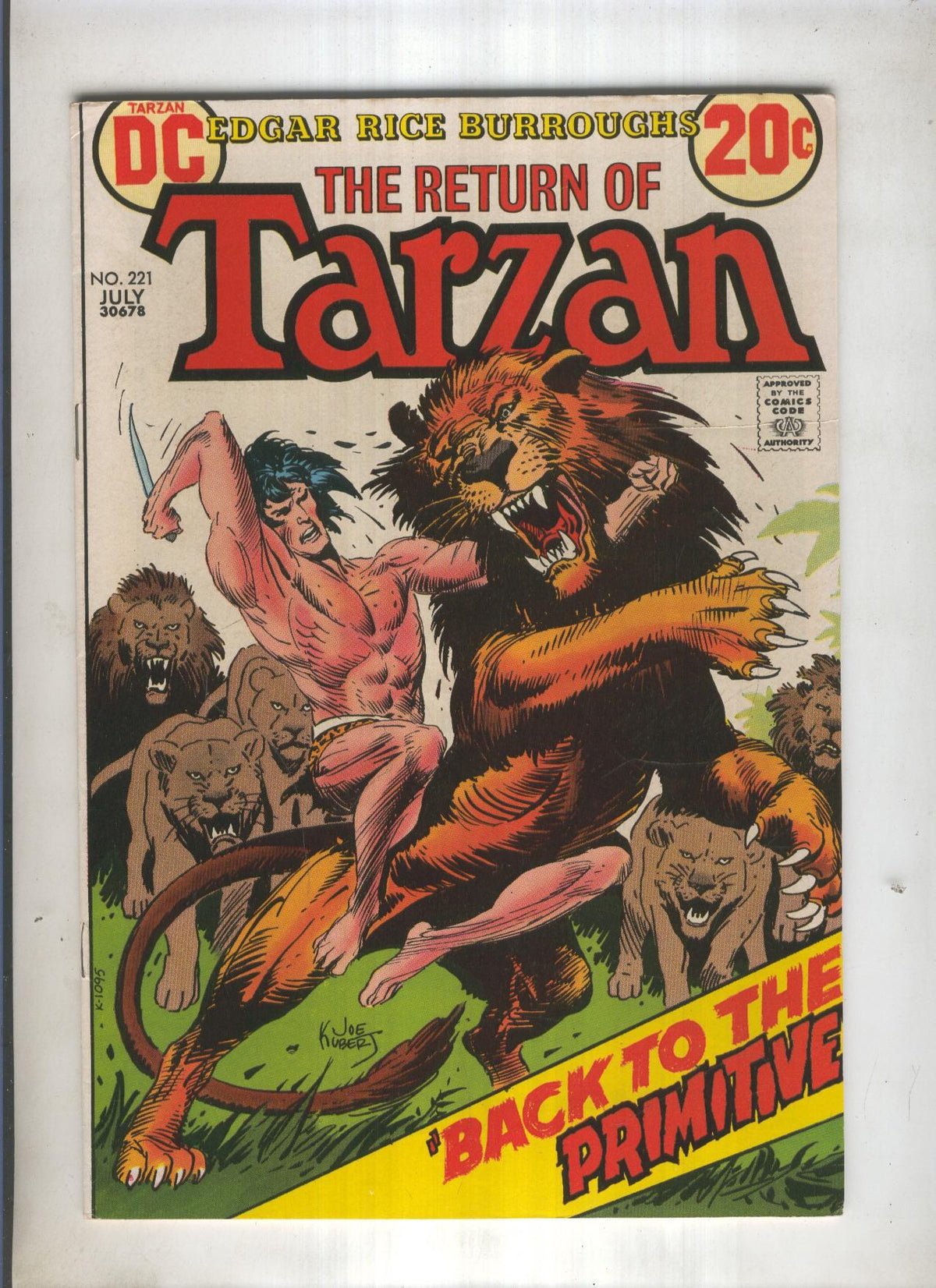 THE RETURN OF TARZAN DC Numero 221: Back to the Primitive