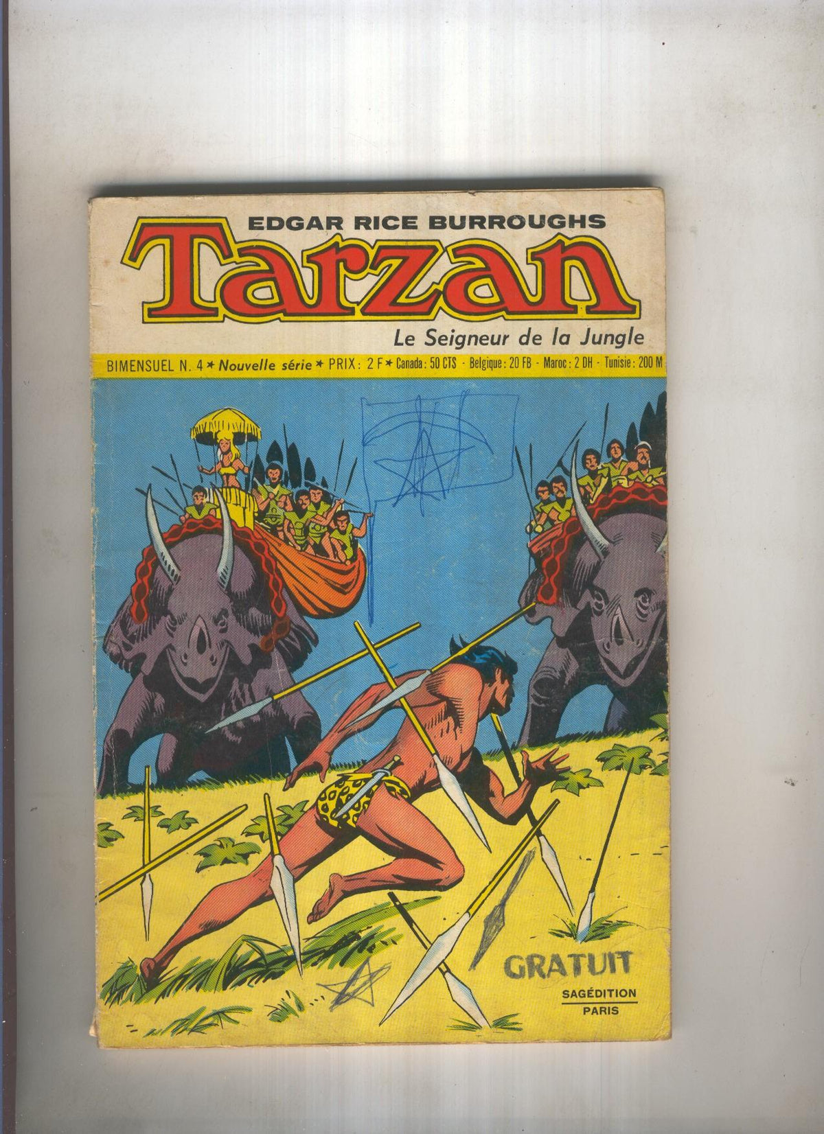 TARZAN Le Seigneur de la Jungle Numero 04: Tarzan et les monstres invincibles