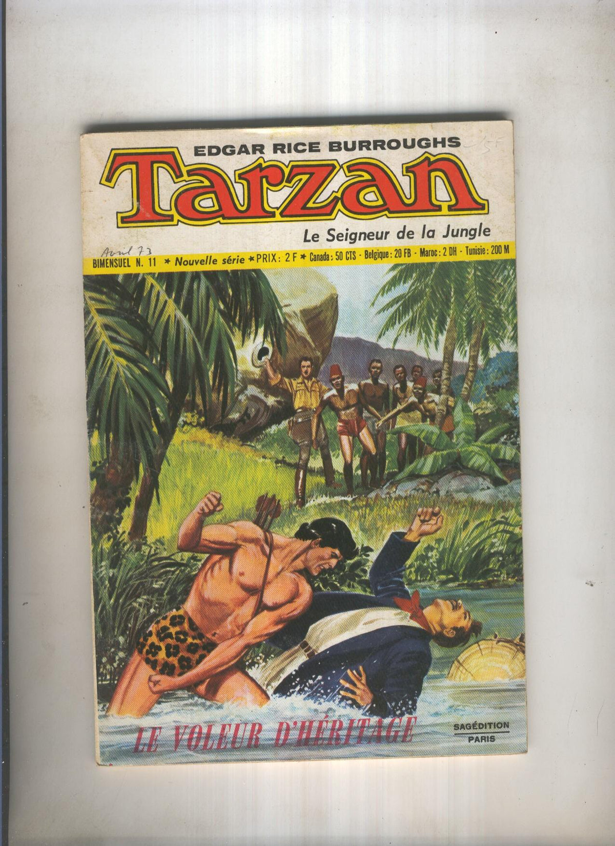 TARZAN Le Seigneur de la Jungle Numero 11: Le voleur dheritage