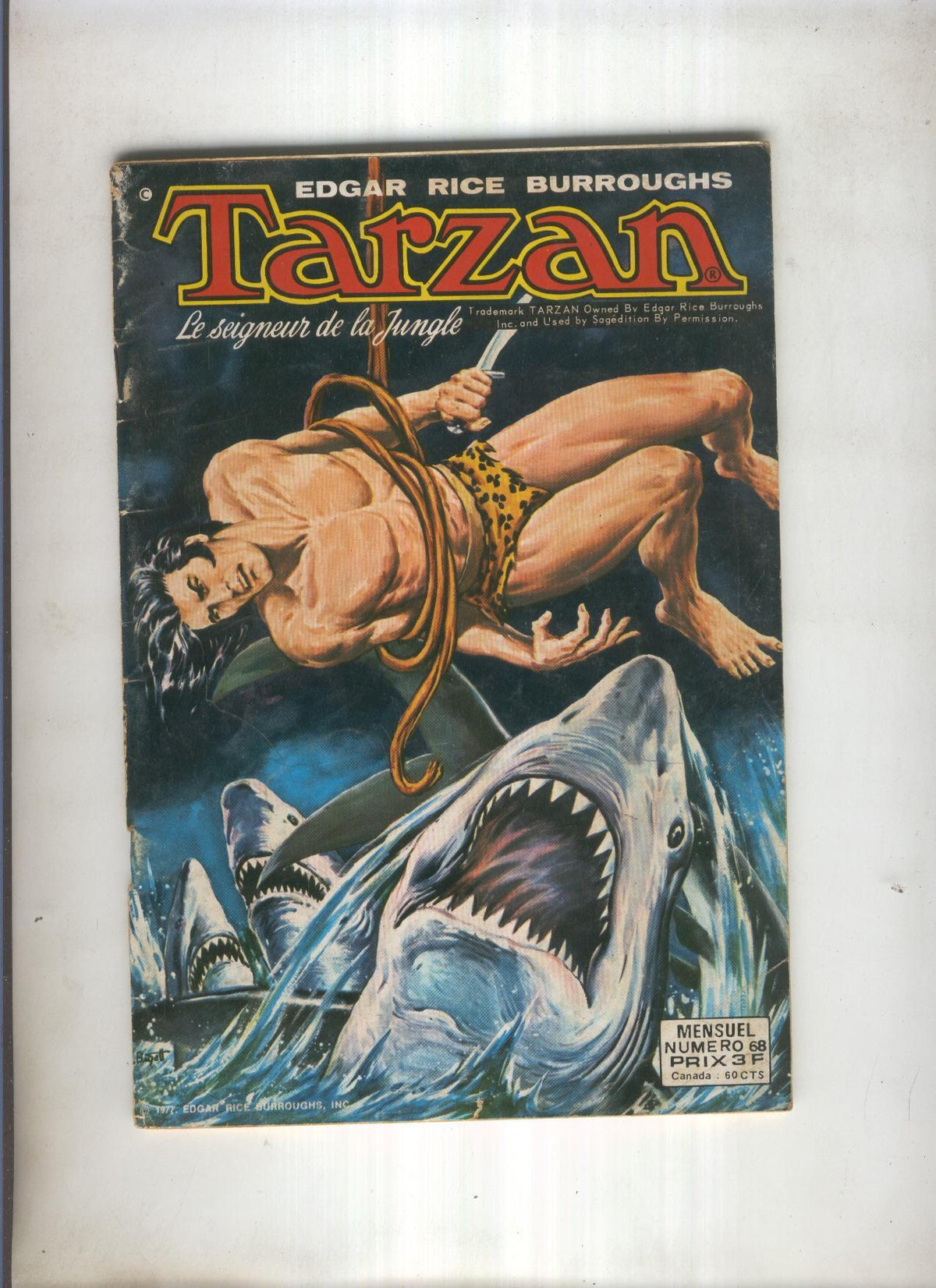 TARZAN Le Seigneur de la Jungle Numero 68: Prisionniers des cannibales