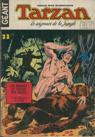 TARZAN GEANT (4a Serie Sagedition): Numero 33: Les origines de tarzan des singes