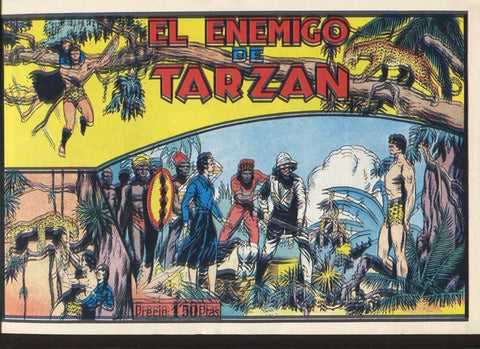 Facsimil: Tarzan: El enemigo de Tarzan (cubierta fuera registro, numerado 1 trasera(