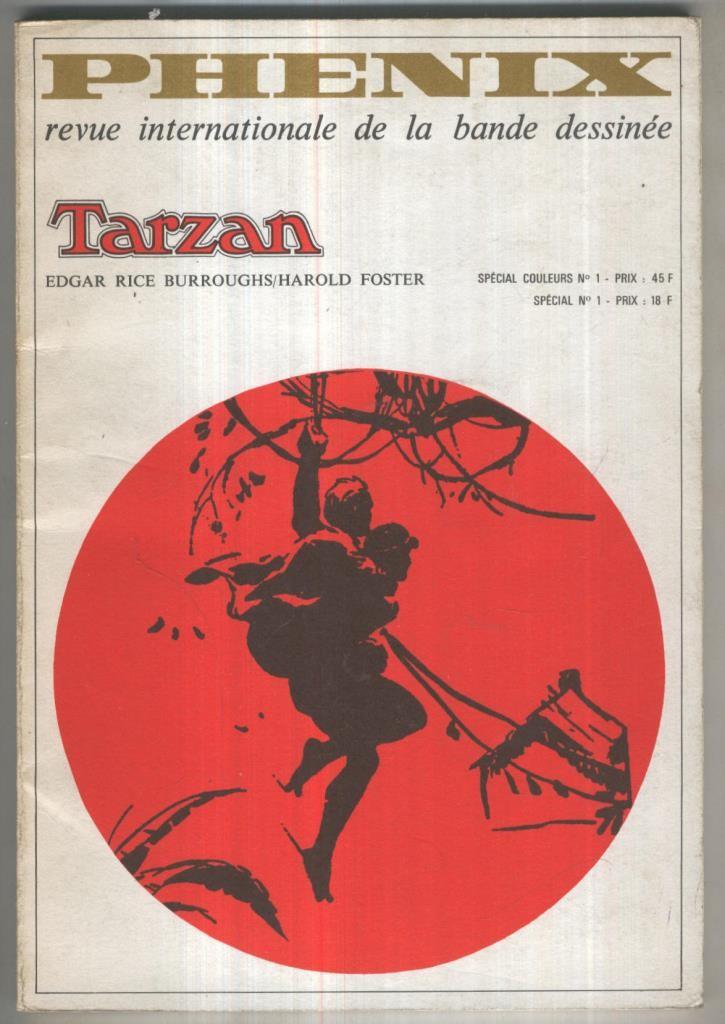 Phenix revue internationale de la bande dessinee numero 01: Tarzan de Burroughs y Foster