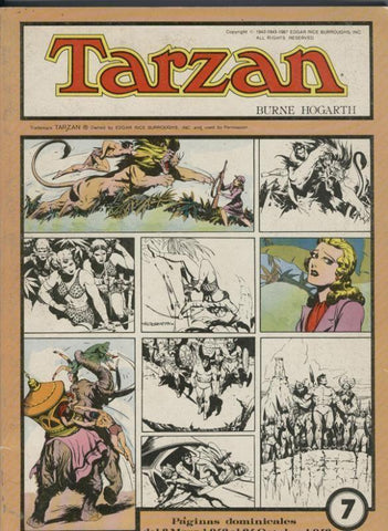 Tarzan volumen 7 (numerado 2 en interior cubierta)