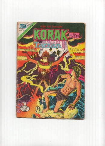 Korak el hijo de Tarzan serie Aguila numero 268: El dios del volcan