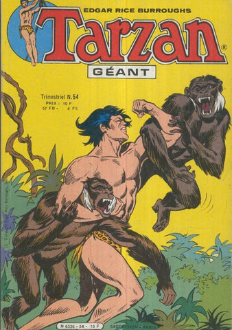 TARZAN GEANT (4a Serie Sagedition): Numero 54: Bavure Policiere