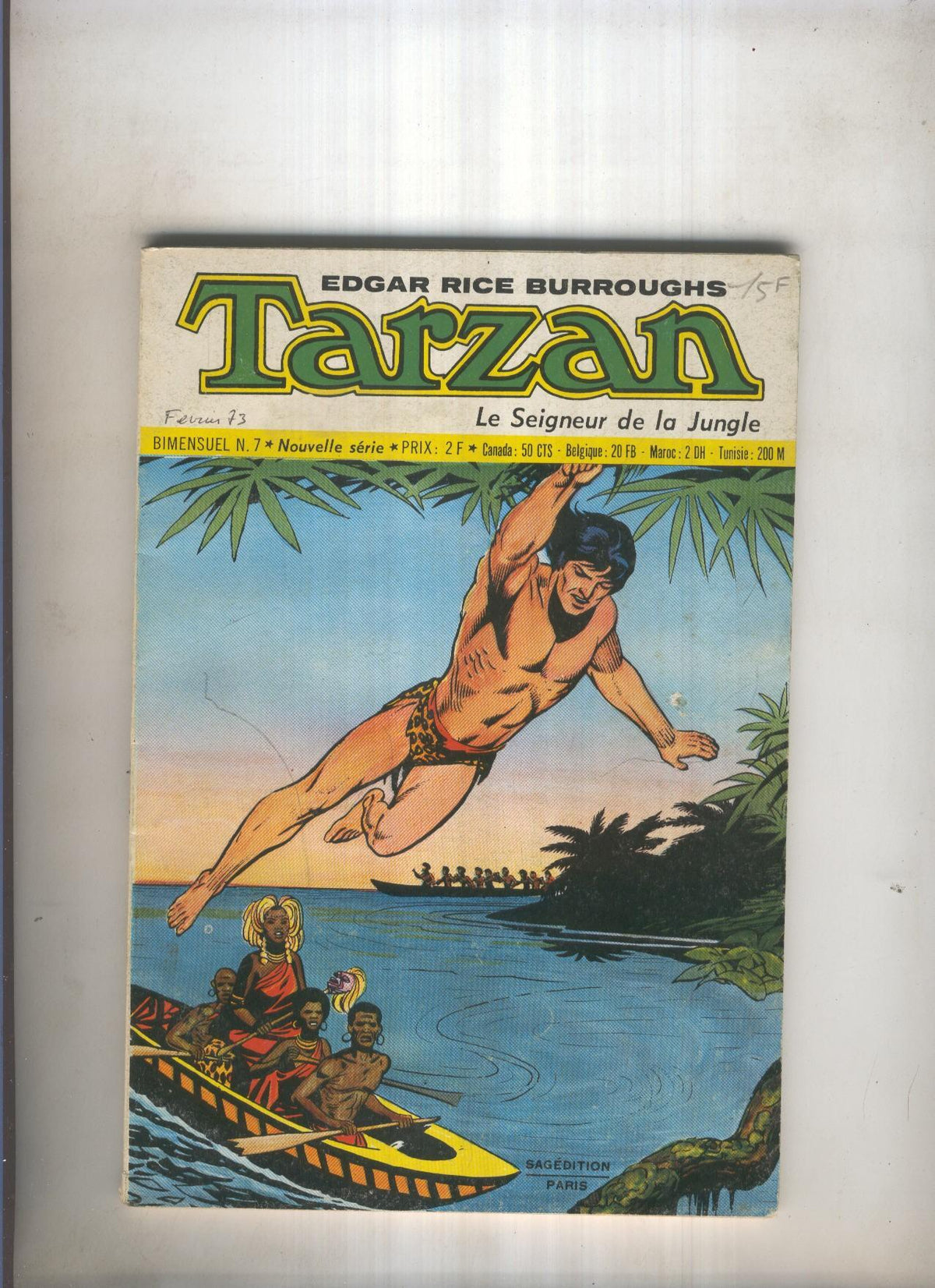 TARZAN Le Seigneur de la Jungle Numero 07: La caverne des pirates
