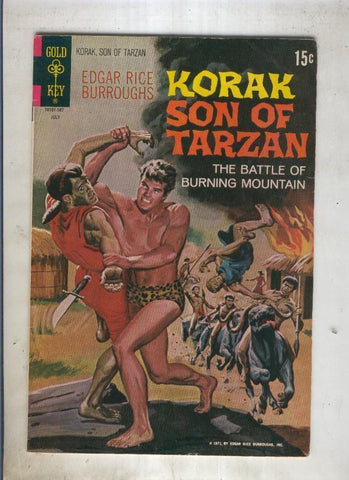 KORAK SON OF TARZAN numero 42: The battle of burning mountain