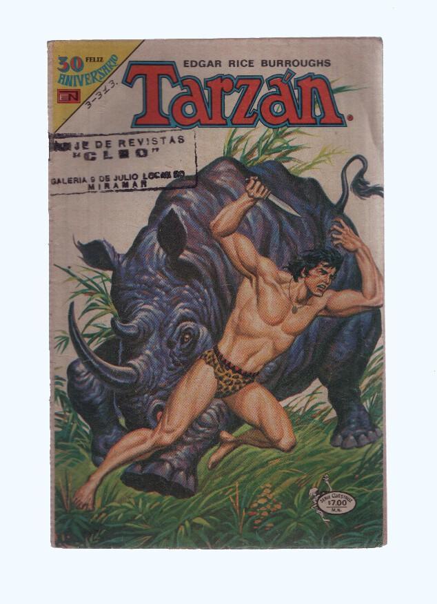Serie Avestruz: TARZAN, Año VI, Numero 3-113: EL RAYO ROJO (Novaro 1980)