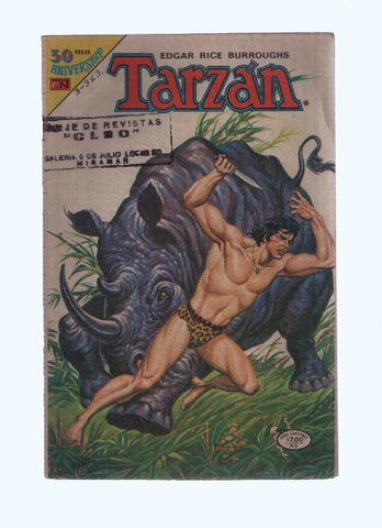Serie Avestruz: TARZAN, Año VI, Numero 3-113: EL RAYO ROJO (Novaro 1980)