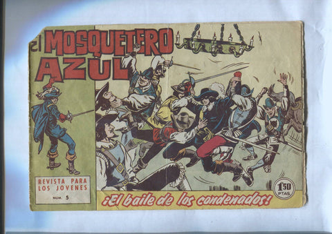 Bruguera: El Mosquetero Azul numero 05: El baile de los condenados
