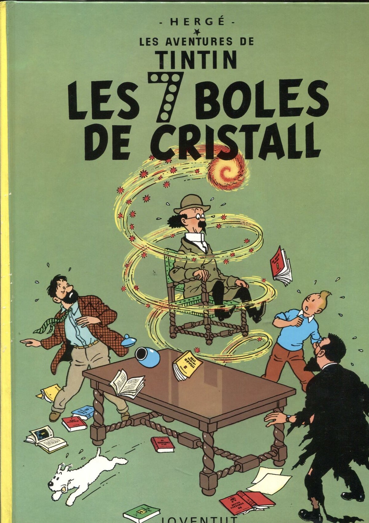 Tintin i Les 7 boles de cristal (onzena edicion catala de noviembre 1993)