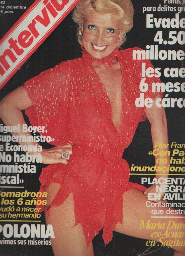 REVISTA INTERVIU NUMERO 343: MARIA DURAN (cello lomo lado grapa)