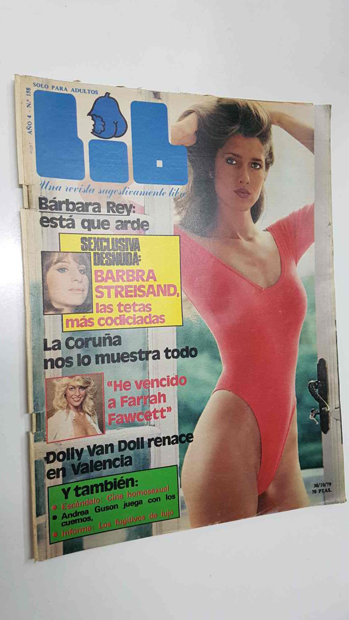 revista: Lib, num 158, año 4 (30-10-79) - Dolly Van Doll, Andrea Guson, Romina Scott