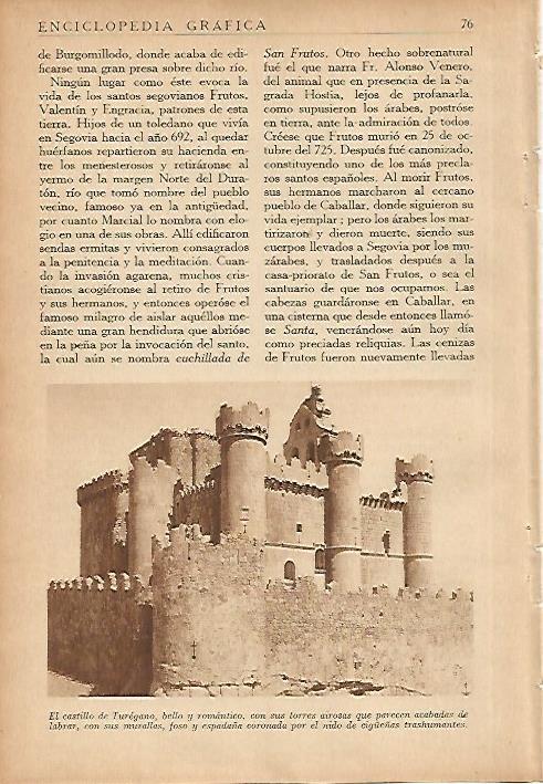 LAMINA 5637: Castillo de Turegano