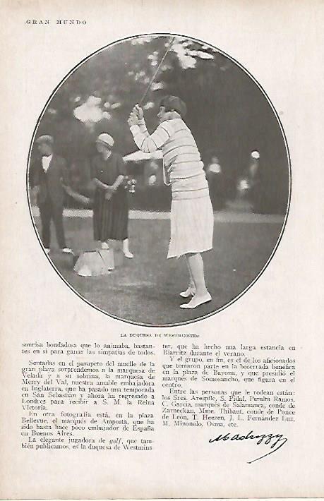 LAMINA BLANCO Y NEGRO 8174: La Duquesa de Westminster