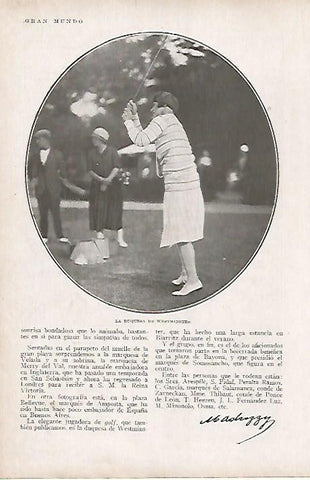 LAMINA BLANCO Y NEGRO 8174: La Duquesa de Westminster