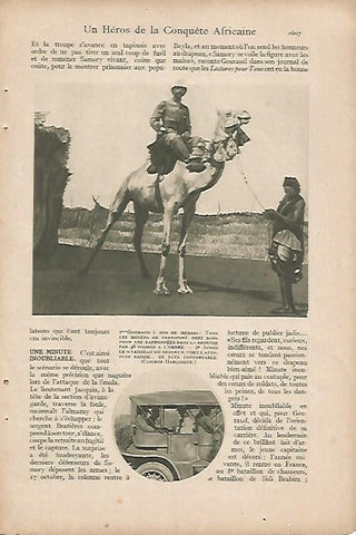 LAMINA 8405: El General Gouraud en camello