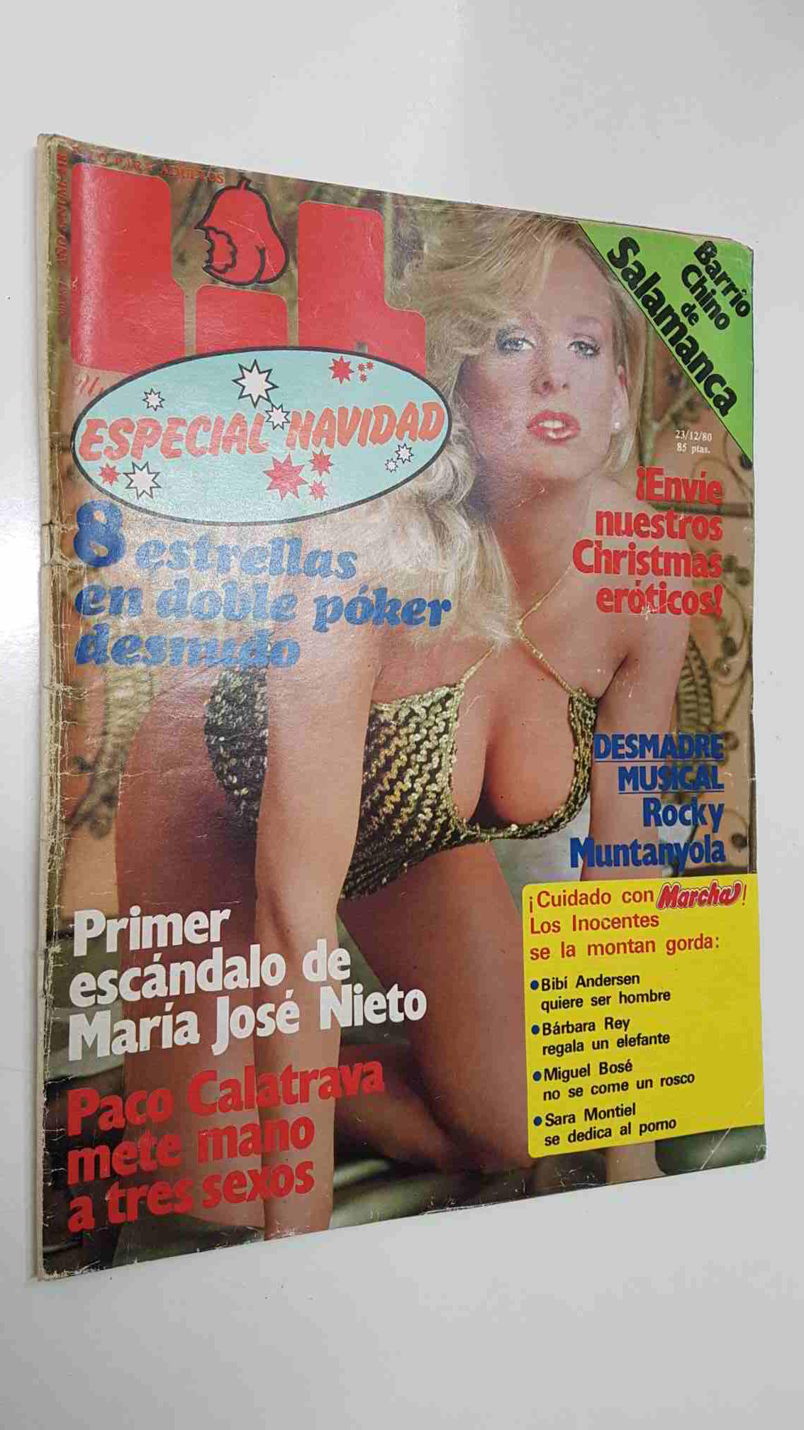 revista Lib: año 5, num 218 (23-12-80) Especial Navidad - Lynda Carter, Barbara Bach. Suplemento consultorio sexologico Privado
