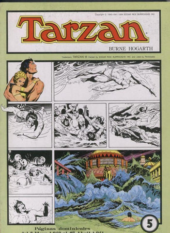 Tarzan volumen 5 (numerado 5 en interior cubierta)