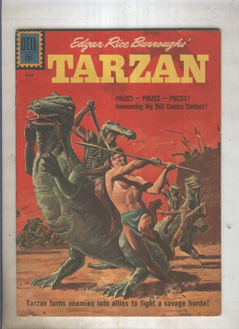 TARZAN de DELL Numero 124: Tarzan and the SAVAGE HORDE