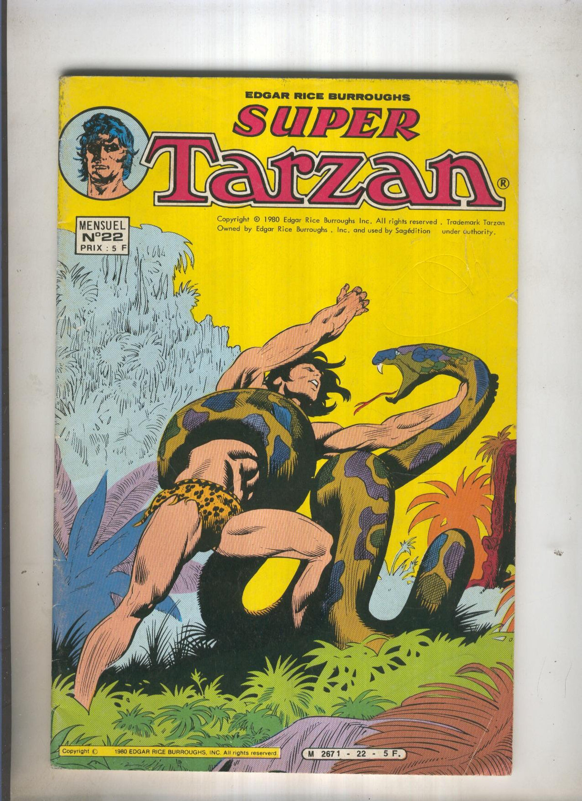 Super Tarzan numero 22: Lodeur mysterieuse