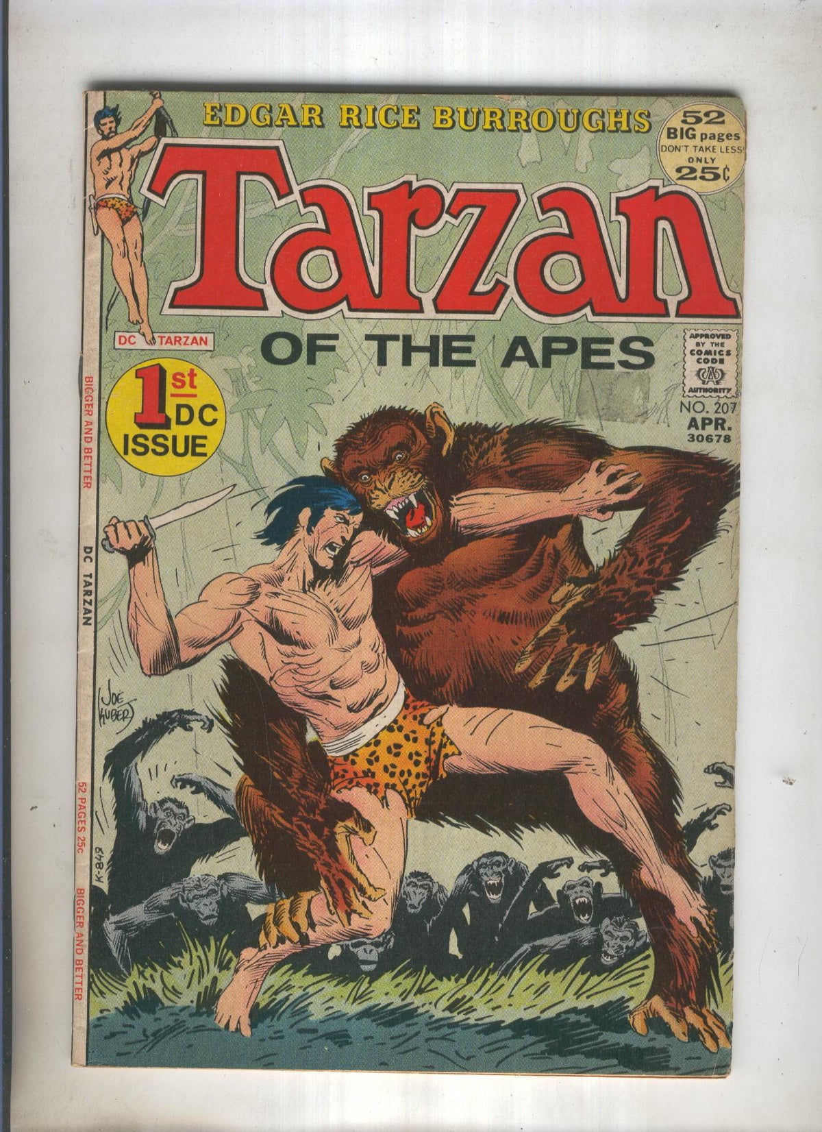 TARZAN OF THE APES DC Numero 207: Origin of the Ape Man