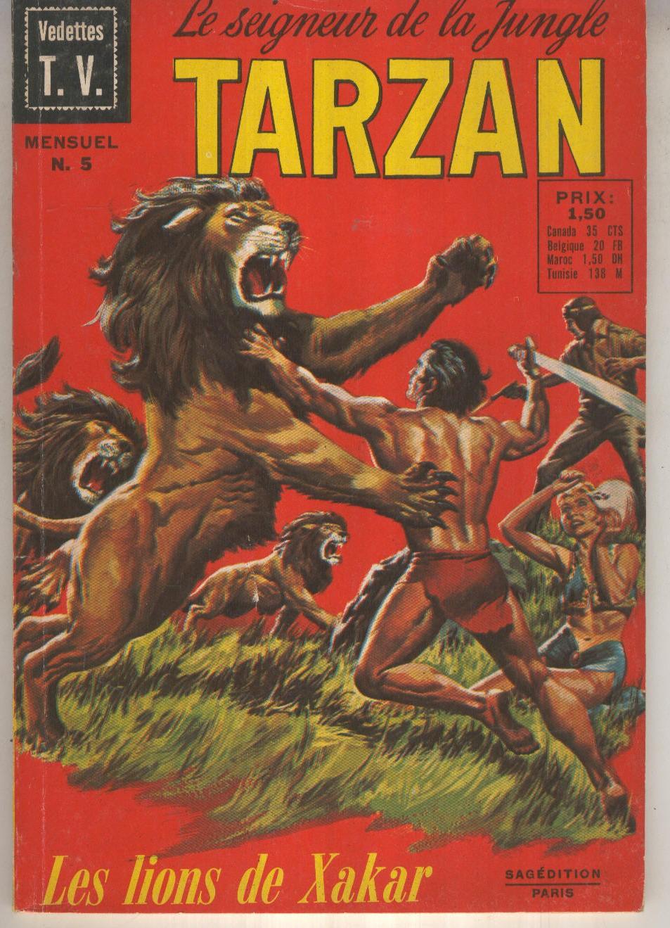 TARZAN Le Seigneur de la Jungle 05: Les lions de Xakar