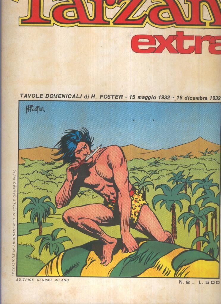 Tarzan extra numero 02: tavole dominicali del:  15.5.1932 al 18.12.1932