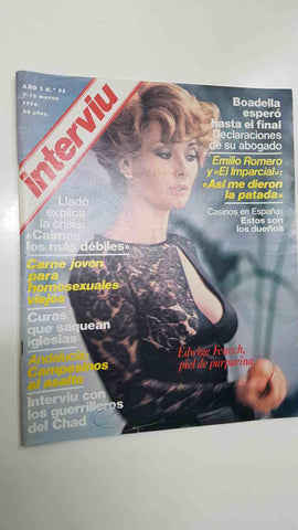 Revista Interviu: año 3 num 95 (9-3-78) - Edwige Fenech. (numerado 2 en interior)
