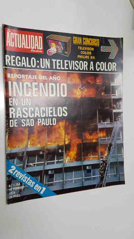 Revista La Actualidad Española: num 1154 (14-2-74) - Incendio en un rascacielos de Sao Paulo