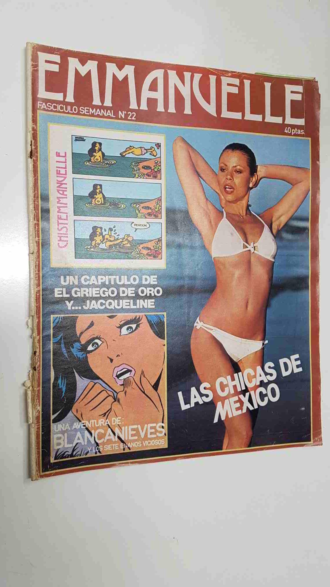 Fasciculo Emmanuelle: num 22 - Las Chicas de Mexico. Una aventura de: Blancanieves y los 7 enanos viciosos