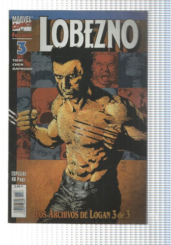 Comic, forum: Lobezno vol III num 03. Especial 40 paginas. Los Archivos de Logan 3 de 3