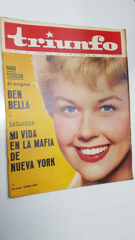 revista: Triunfo num 71 año 18 (12-10-1963). Portada: Dorys Day, poster central: Mylene Demongeot